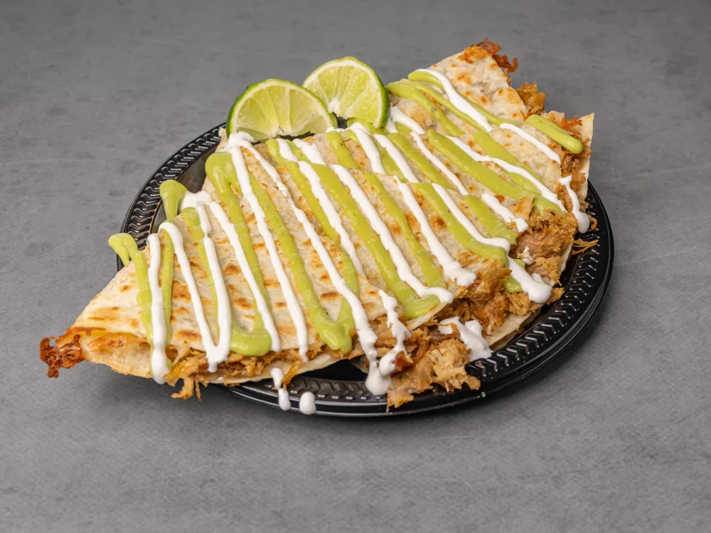 Special meat quesadilla at Pio Pico's Tacos in Ontario Ranch